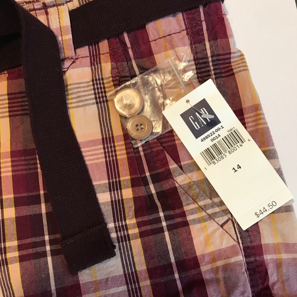 Gap s14 plaid shorts - Picture 2 of 5